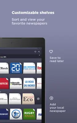 French Newspapers android App screenshot 1