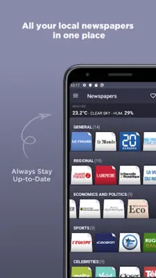 French Newspapers android App screenshot 8
